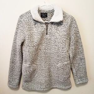 LOVE TREE fuzzy pullover teddy bear sweater